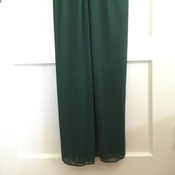 Y Neck Long Mesh Dress, 4, Juniper Green, NWT - Picture 8 of 15